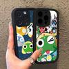 Keroro Frog Cool Gunsou Sergeant For IPhone 17 15 13 12 11 14 Pro Max X XR XS 16 Plus Shockproof Candy Back Cover