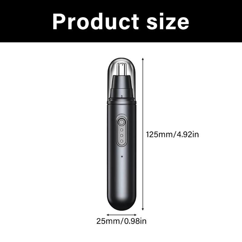 Cordless Nose Trimmer Waterproof Pocket Skin Friendly Trimming Tool Home Travel Essential Device
