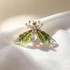 Bienen Brooch Täglich Transparent Flügel Mode Trendig Insekt Damen Zubehör Anstecker Stil Anzug Anti-Exposition Fester Verschluss