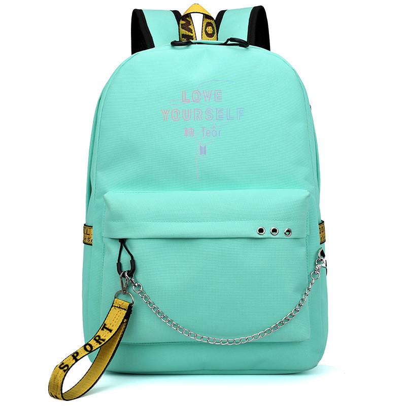 Kpop Bangtan Boys Bts Backpack Usb Charging School Bags Rucksack Bags Travel