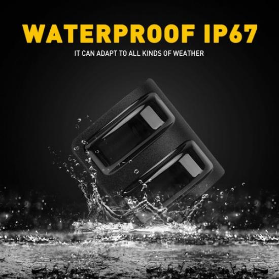 Side Mirror Signal Light Lens Housings for 2013-2014 Ford F150 Lincoln Mark LT