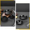 3Pcs Folding Nonstick Frying Pans Portable Outdoor Cookware Light Weight Quick Heating Skillets Cooking Accessory