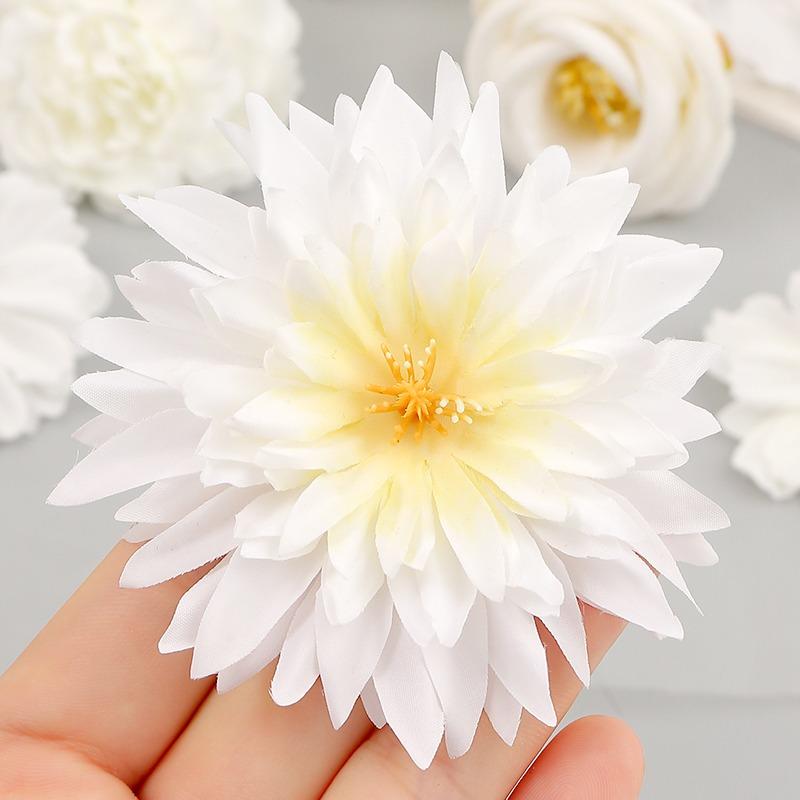 Weiße Serie Rose Künstliche Blumen Seide Unechte Blumen für Heimdeko Hochzeitsdekoration DIY Kranz Geschenk Accessoires Ornamente