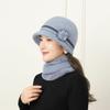 Hat for Women In ColdSeason Plus Velvet Thickened Wool Hat Style Mother Cotton Hat Outside Warm Ear Protection Knit Hat