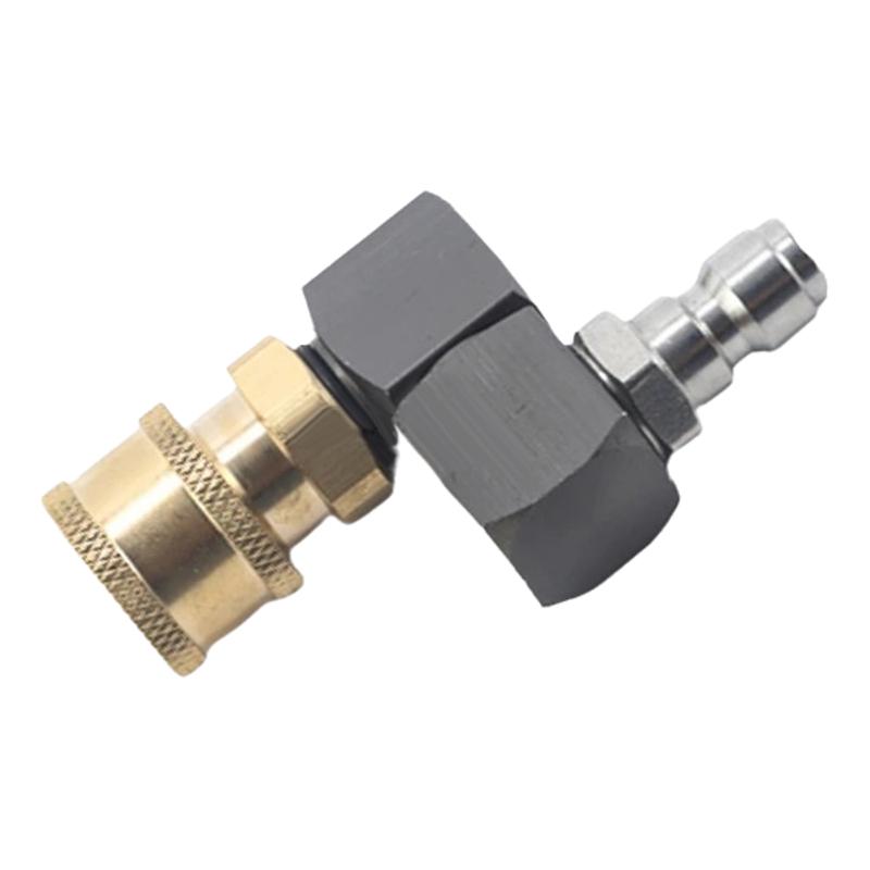 1 Pcs Hose Fitting Coupler Adaptor With Dn8 G1/4 Thread Universal 360º Rotatable Pneumatic Connector Air Tool Diy Accessories