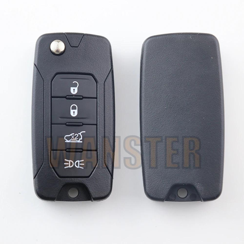Autoschlüsselanhänger Hülle Gehäuse für Jeep Renegade Compass 2016 2019 2020 2021 für Fiat 500X 2015 2017 2018