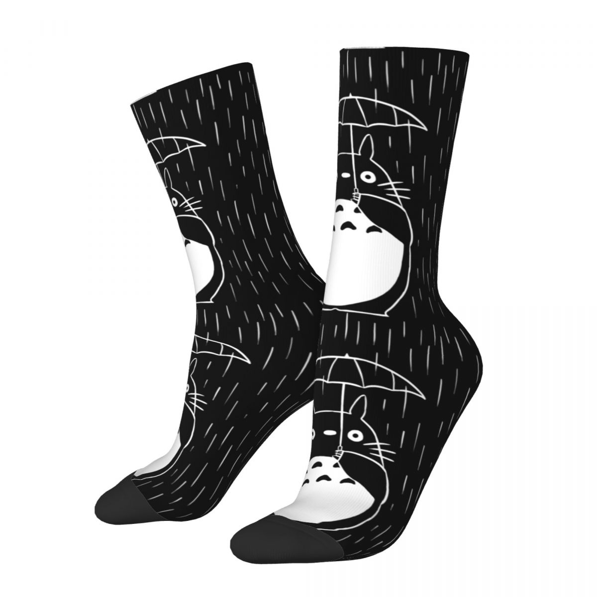 

Милые носки аниме T-Totoros для женщин и мужчин Merch Breathable Cartoon Grey Totoro Super Soft Middle Tube Socks Non-Slip Adjustable