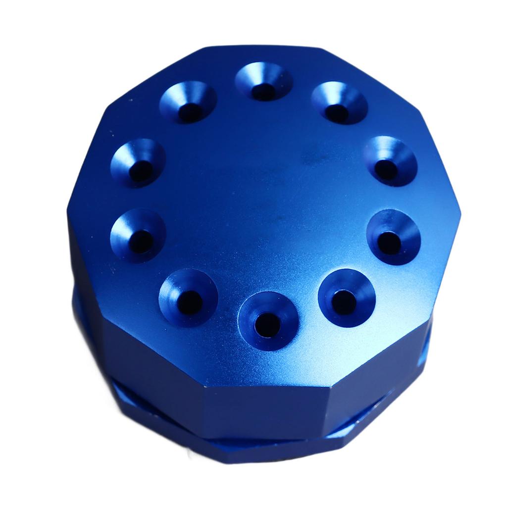 Screwdriver Storage Rack 10 Holes Aluminum Alloy Rotating Screwdriver Organizer Holder