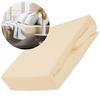 Fitted sheet 90x200 TERRY HIGH WEIGHT 200 TERRY light beige