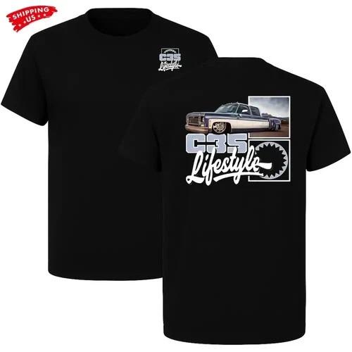 C35 Lifestyle Custom Truck T Shirt Classic Chevy Pickup S