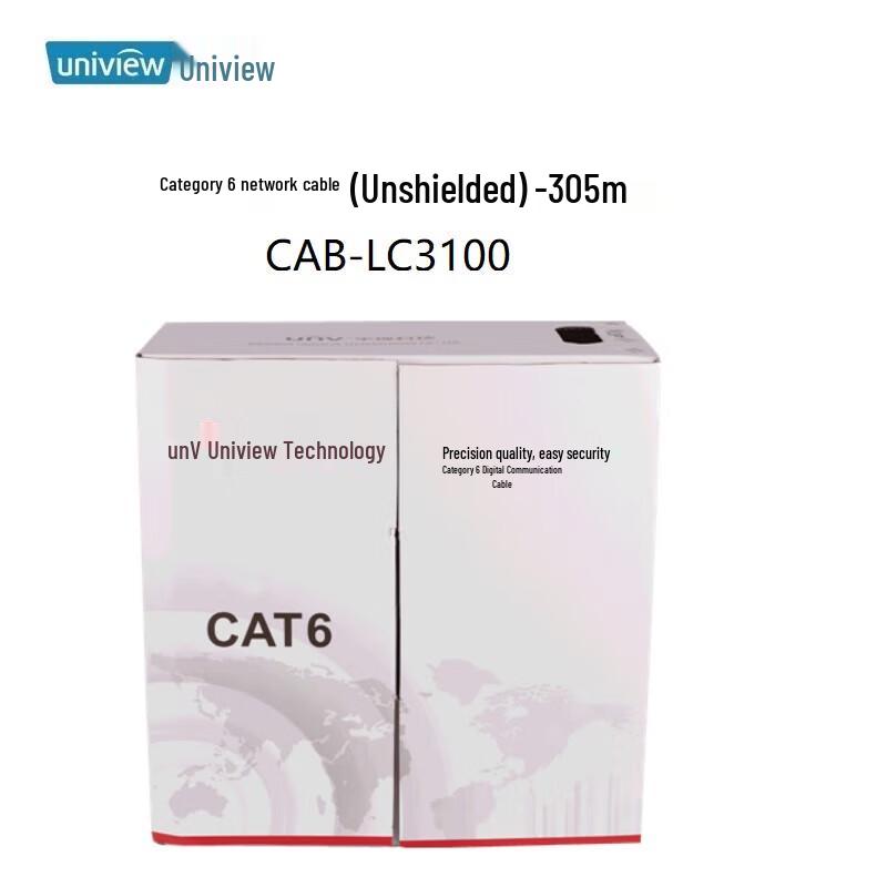 

Uniview Cat6 Unshielded Ethernet Cable