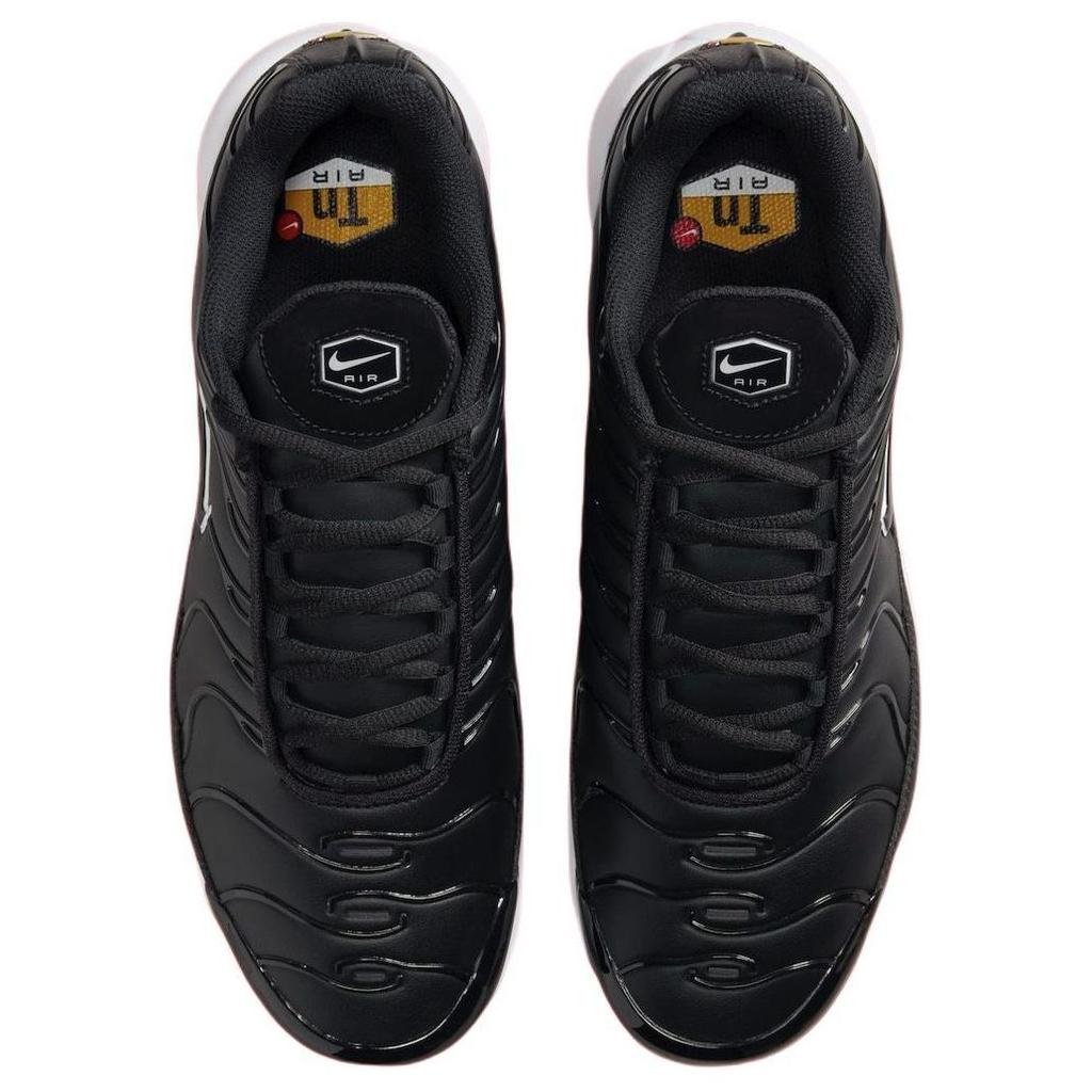 Nike Air Max Plus Golf Black Leather Unisex Sneakers White University-Gold FZ4150-001