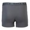 Lot de 2 boxers gris imprimé fleurs et uni Homme SERGE BLANCO