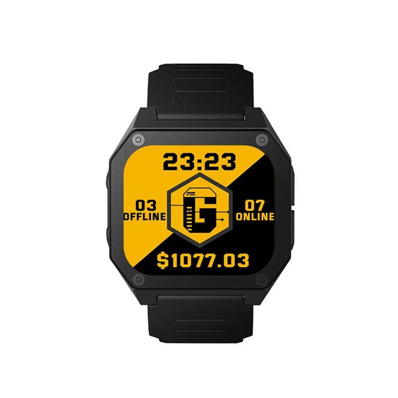 A95D-BTC Bitcoin Stocks Exchange Rate Weather Watch 1.8-Inch Screen Multi-Function Wristband Display 284 X 240 чёрный