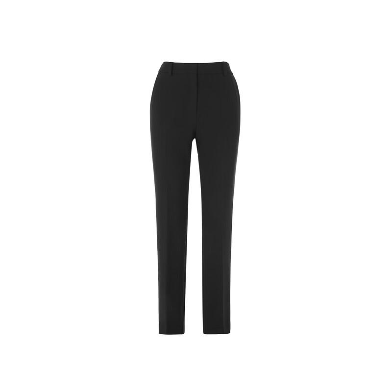 LANZHI Women's Slimming Straight-Leg Suit Pants