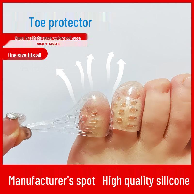 

Ультратонкий силиконовый протектор для пальцев ног на высоких каблуках: Износостойкий, дышащий, противоболевой носок для пальца ноги