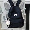 Schoolbag Japanese ins Solid Color Simple Backpack High Value Campus Lightweight Junior High School Student Versatile School Bag Backpack