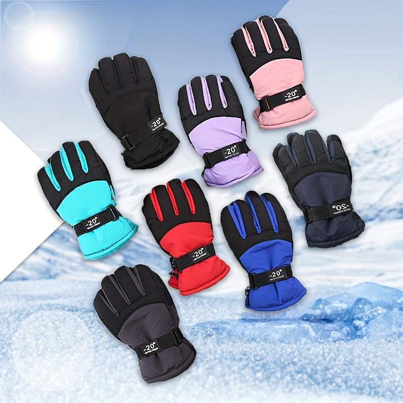 [Non-slip] Children's Ski Gloves | A Pair | Thickened Non-slip | Winter Outdoor Sports and Cycling | Suitable for Children Over 3 Years Old