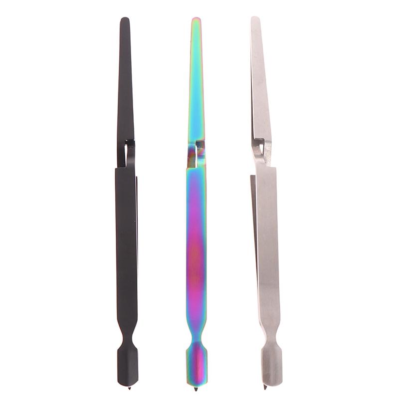 Stainless Steel Nail Shaping Tweezers For Uv Gel Tips C Curve Pinchers Sculpture Clip Nail Art Tools