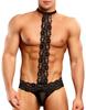 Choker Thong Scandal Lace Black - Male Power - Thong | String