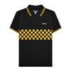 LAMBRETTA Herren SS25 Zweifarbiger Polo-Shirt mit Kontraststreifen