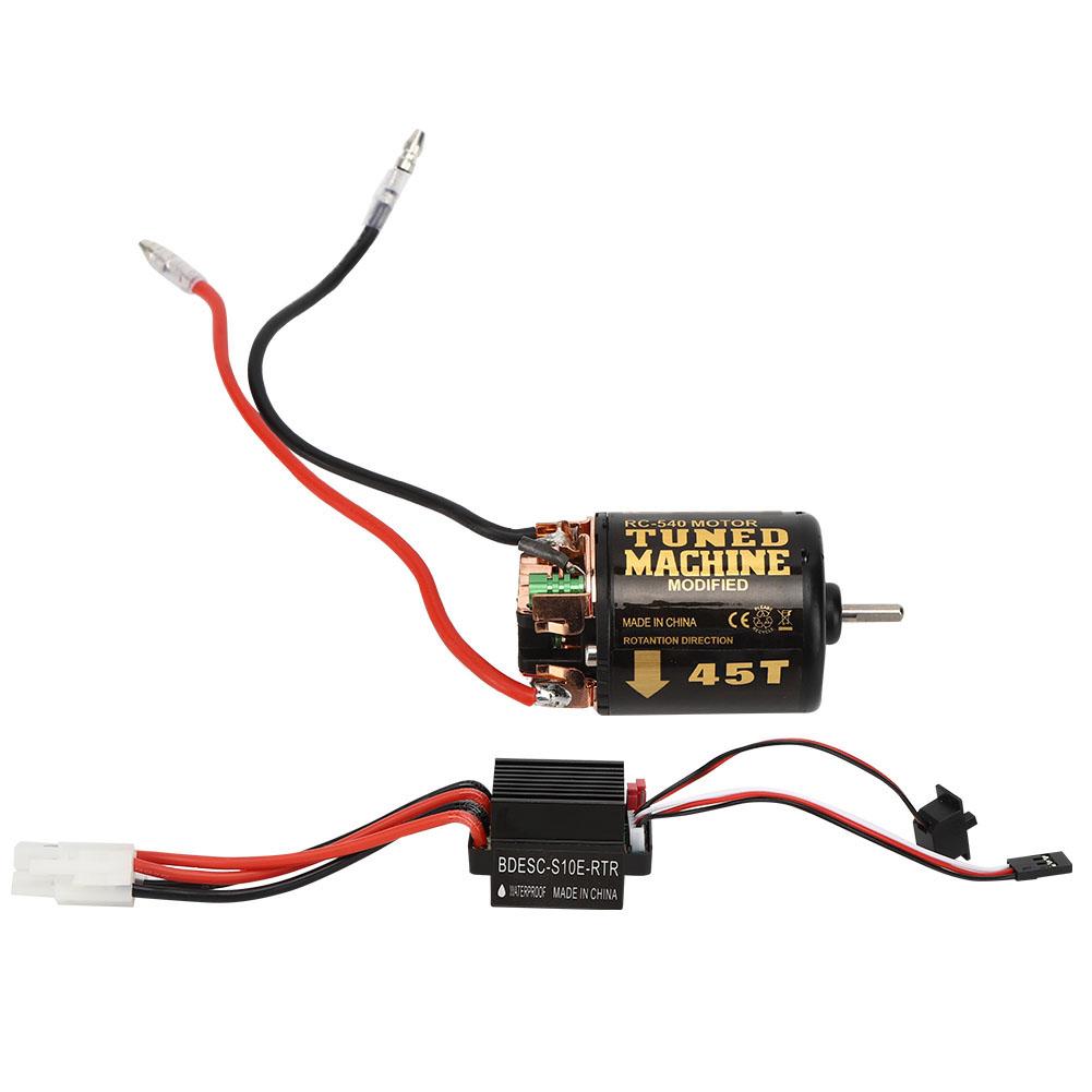 

RC Model Car Universal 540 Brush Motor with 320A Brush ESC RC Parts Accessories 45T