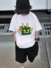 Cool Fruit Box Kids Short Sleeve T Shirt Summer Cute Cartoon Crewneck Boys Girls 3-14 Years