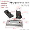 Dynamic Saddle Adjustment Spacer: Vertical Bike Seat Cushion with Front-Rear Movement, Iron Pipe, Anti-Scratch Protective Pad