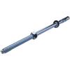 Goujon d’ancrage aerzetix - set de 2 - vis d’ancrage filetage long - m12x240mm - acier zingué