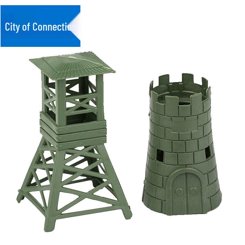 Lianzhicheng Military Watchtower Bunker Sand Table Model Set