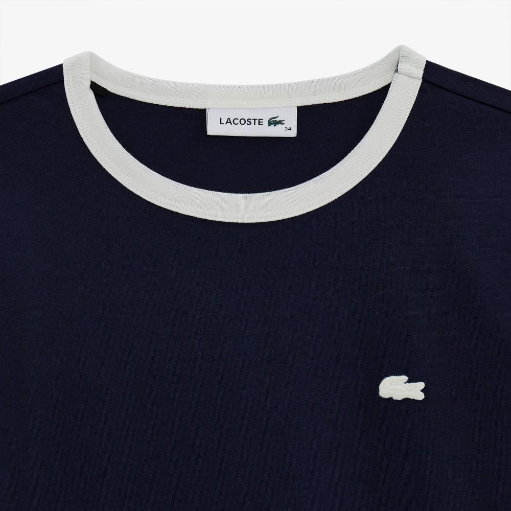Lacoste Women's Soft Ringer T-Shirt TF703E-56G166