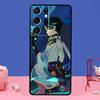 Genshin Impact Xiao Phone Case For Samsung Galaxy S21 Ultra S20 FE S8 S9 S10 S22 Plus Note 20 Ultra Full Cover