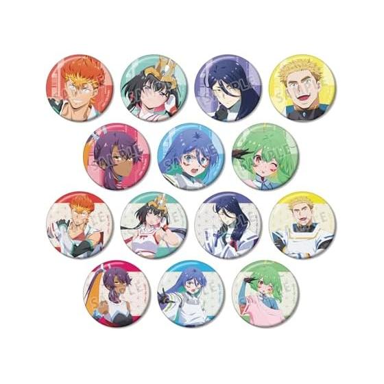 TV Anime Onmyo Kaiten Re: Birth Trading Can Badge 14-Piece Box (Narihira Takeshi, Tsukimiya, Abe no Seimei, Atsunaga Yura, Kuzu Shin) Diameter 56mm