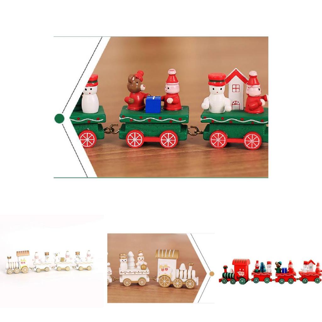 Delightful Christmas Wooden Train Decor Ideal Holiday Gift For Kids And Schools