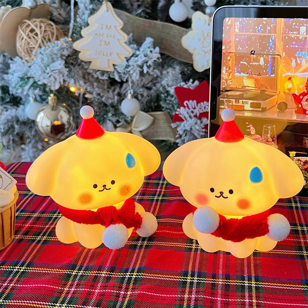Lamp Button Night Cell Powered Cartoon Cute Dog Shaped Atmosphere Lights