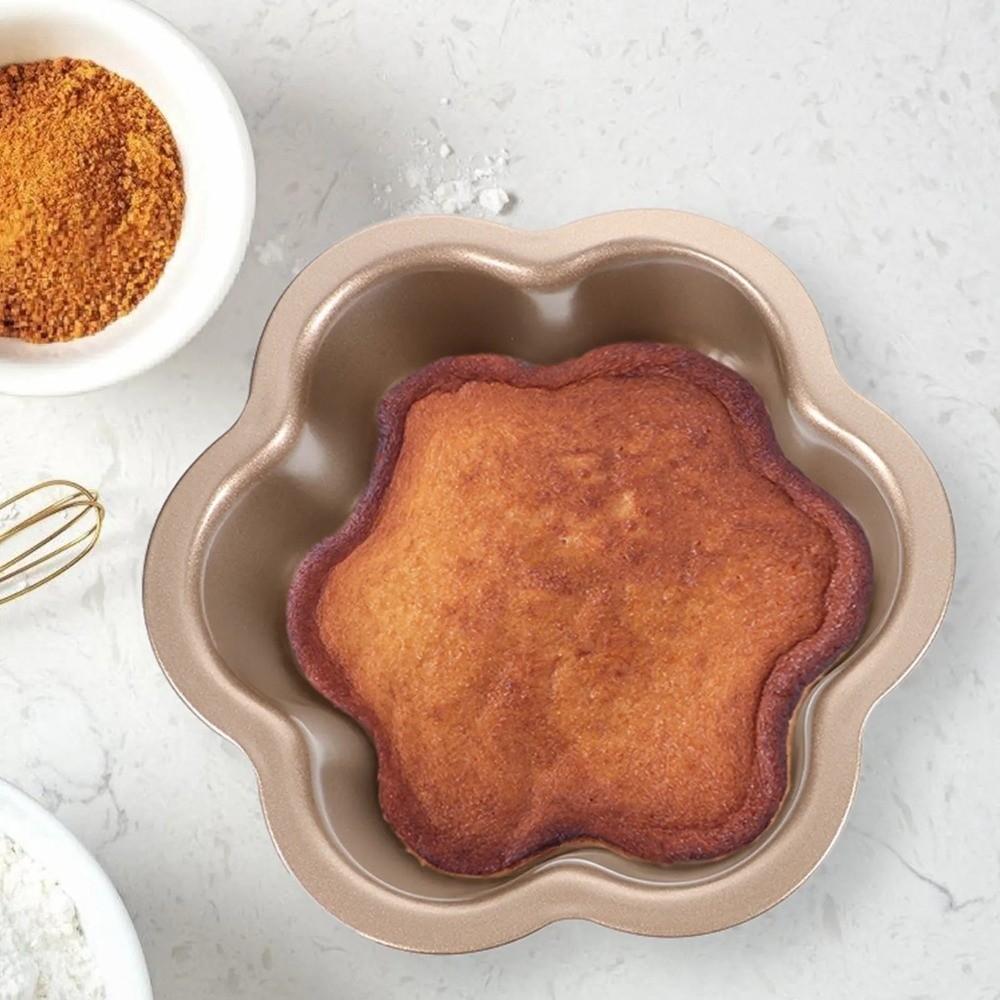 Reusable Non-stick Baking Pan 6/8inch Carbon Steel Bread Mold Durable Sponge Cake Mold Household