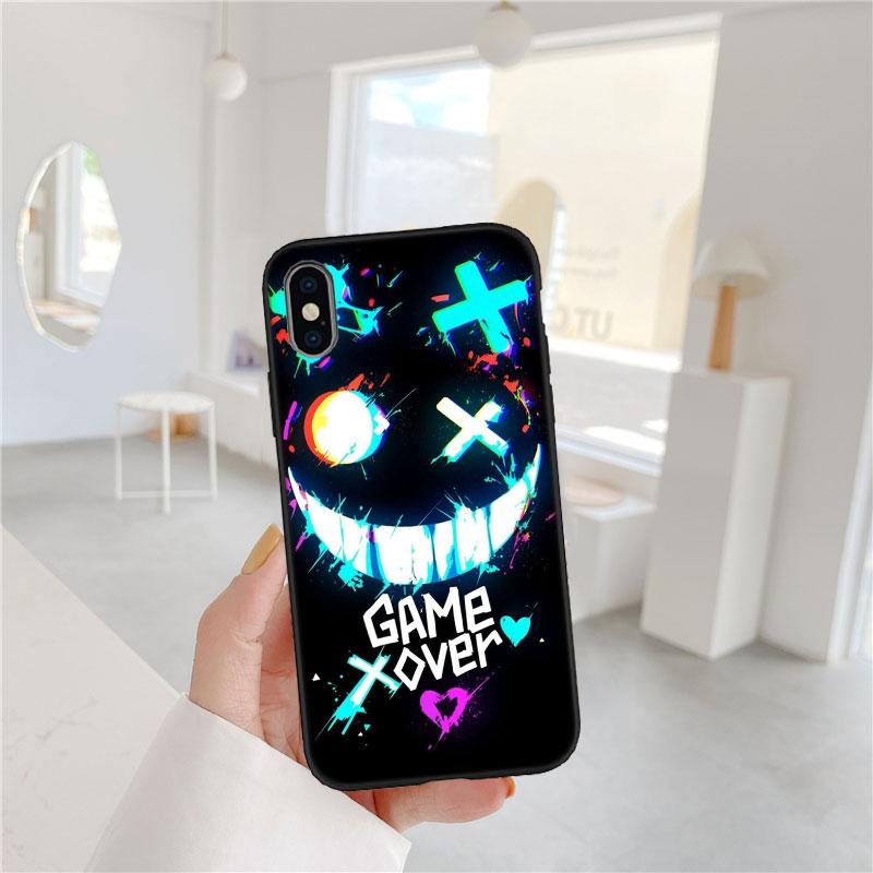 

BF64 Game Over Soft Shell Phone Case for Samsung Galaxy S20 S21 S22 Ultra FE + Plus A21S A22 A24 A25 A26 A30 A30S A31 Galaxy A21s