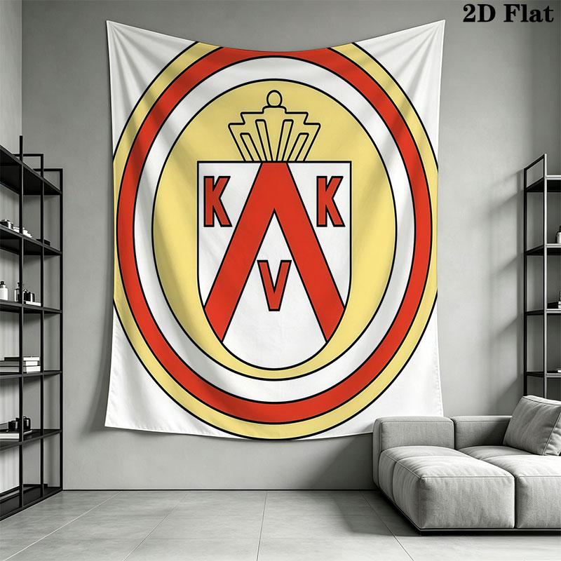 KV Kortrijk Wall Hanging Printed Fabric Blanket Decorative Tapestries for Bedroom Living Room Home Decor