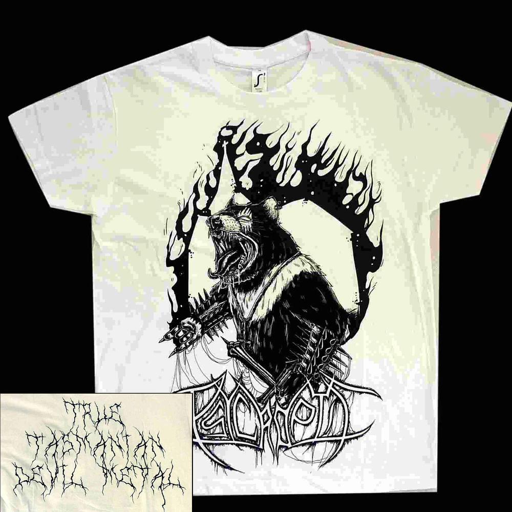 Psycroptic True Tasmanian Devil Metal White Shirt T-Shirt M