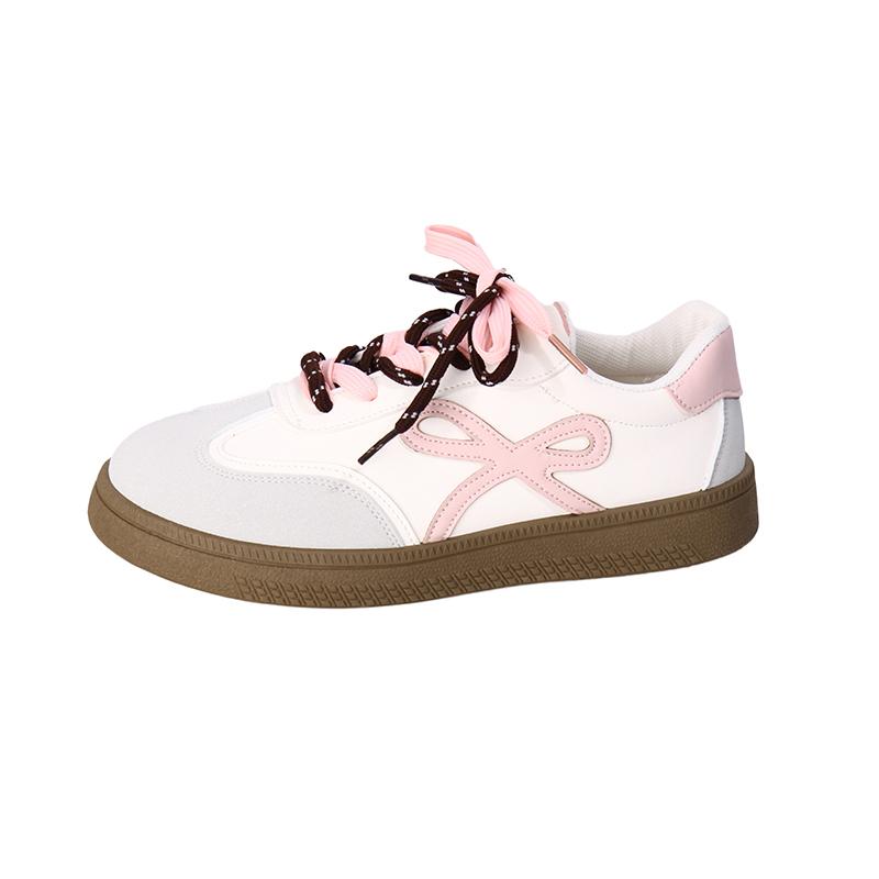 Damskor Sommar Tjock Sula Brun Vår Höst Andningsbar Plattform Tennis Kvinna Trend Rund Tå Kvinnlig Casual Sneaker