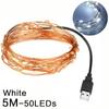 2/5/10/20M USB LED String Lights for Xmas Garland Party Wedding Home House Decoration Christmas Tree Flasher Fairy Lights