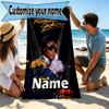 Individualus pavadinimas, personalizuotas Michael Jackson spaudinio paplūdimio rankšluostis, kelionei, stovyklavimui, paplūdimio vakarėliui, namų dekoravimui, gimtadienio dovana šeimai ir draugams