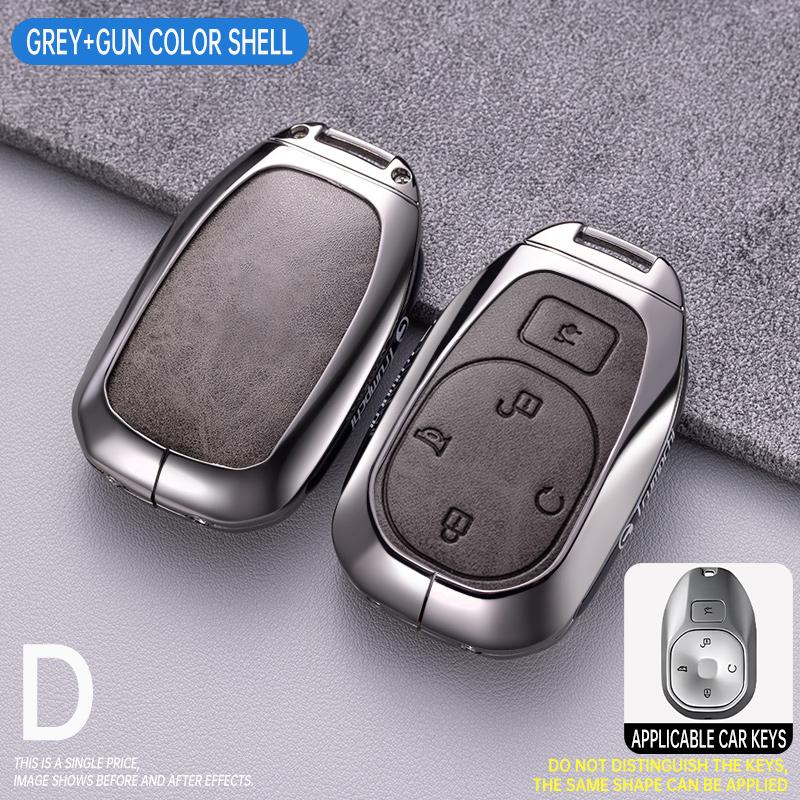

Car Zinc Alloy Key Case Holder Cover For Gac Trumpchi Gs7 Gs8 Gm8 Gs5 Ga6 Gm6 Gn8 Empow J15 J16 5Buttons Key Shell