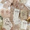 30pcs/pack Vanilla Paper Stickers Creative Scrapbooking Collage Junk Journal Diy Texture Material for Craft Making
