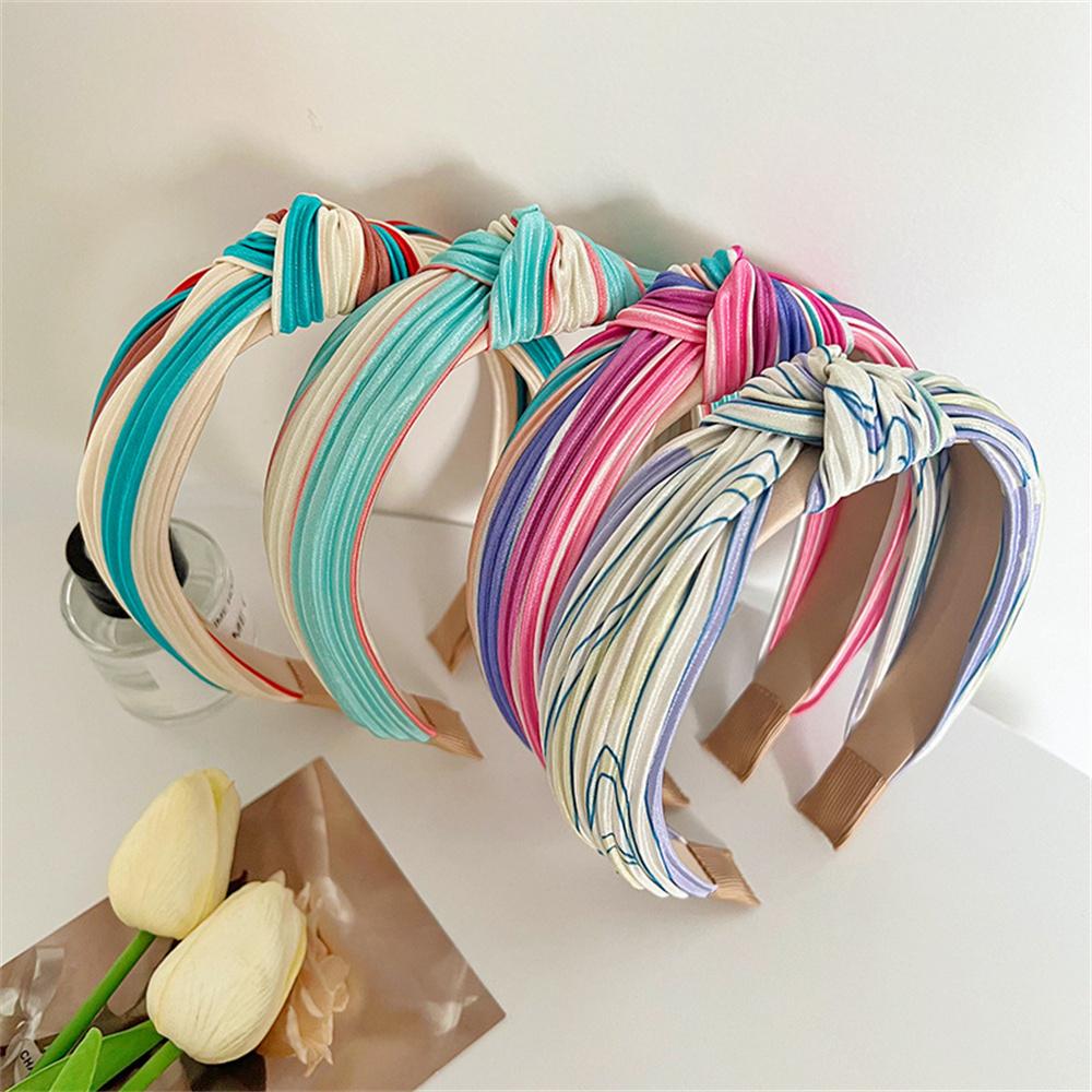 Colorful  Knot Headbands For Women Girls Head Bands Fashion Wash Face Hairbands Female Hair bands Hoop Headwear Hair Accessories