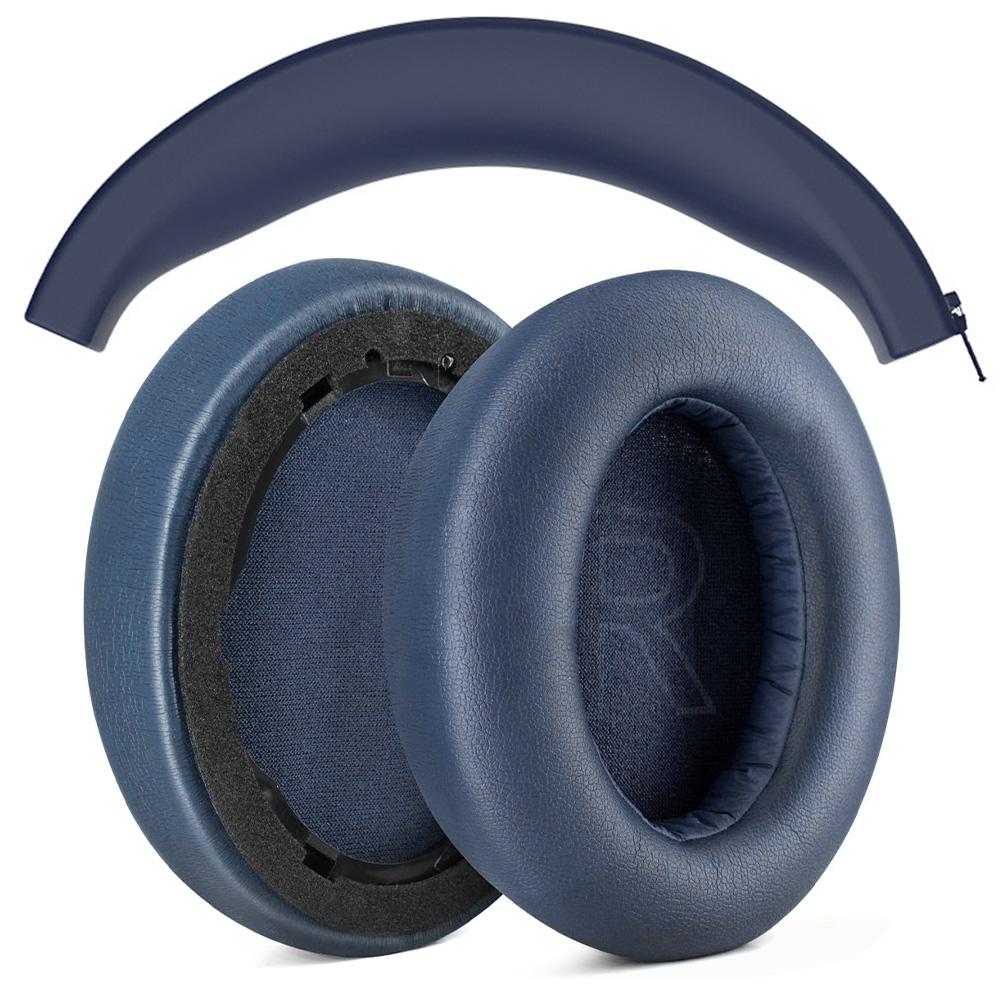 Earphone Pads for Anker Soundcore Life Q20 BT Replacement Pink Earpads Headphones Earmuffs Mesh Memory Covers Sponge Protein