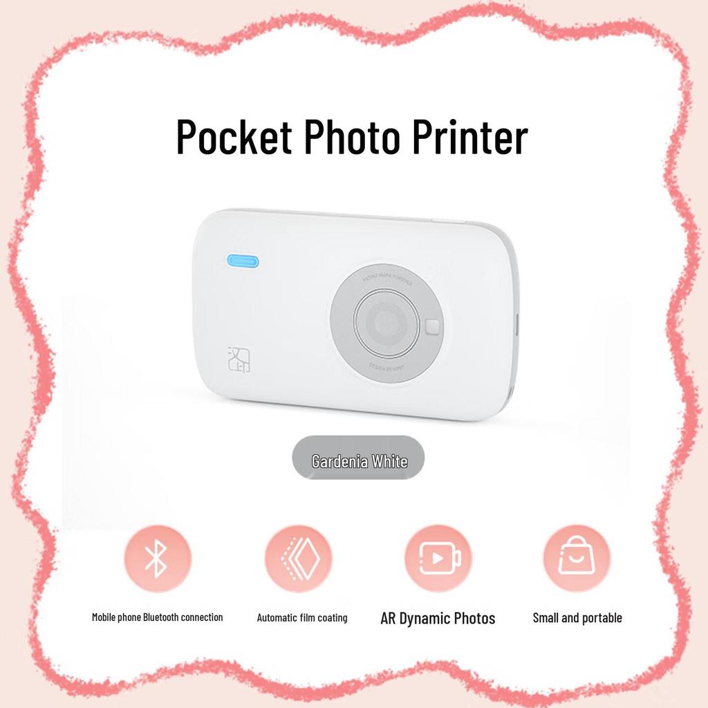 CP2100 Mobile Dye-Sublimation HD Color Photo Printer Portable Pocket Size