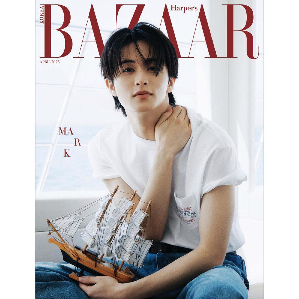 Pre-order HARPER'S BAZAAR Magazine April 2026 NCT MARK Cover