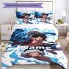 3pcs Custom Name One Piece Bedding Set Duvet Cover Closure Includes 1 Duvet Cover & 2 Pillowcases, Soft and Comfortable for All Seasons.