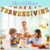 Festival Fall Paper Banner With Letter Set Thanksgiving Party Decoration Scene